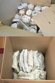 Resim Kraft 100 Adet 60x40 Tabak-bardak Eşya Sarma Koruma Taşıma Taşınma Paketleme Ambalaj Kağıdı (1,92 KG) 