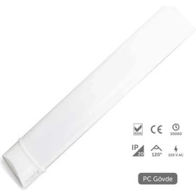 Resim Inoled 36W LED Bant Armatür Beyaz 6500K 120CM İN-TLS-2907-01 