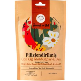 Resim THE GOOD WILD Filizlendirilmiş Çıtır Çiğ Karabuğday & Darı 150g 