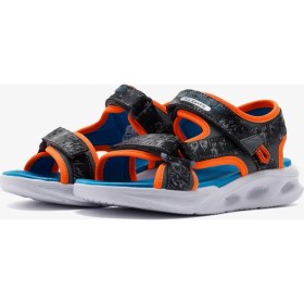 Resim Skechers Sola Glow Sandal - Aquatastic Büyük Erkek Çocuk Gri Sandalet 401672L Ccor 
