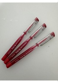 Resim My-king Jel Metal Klips Kalem Kırmızı 12 Adet 
