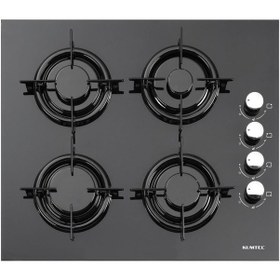 Resim Kumtel B66 - KO-40TAHDF - DA6-830S Siyah Ankastre Set 