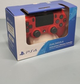 Resim Ps4 Dualshock 4 V2 Kol - Teşhir Kablosuz Kırmızı Ps4 Kolu 