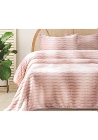 Resim Merinos Dream Home 3 Parça Battaniye Seti Blush Gülkurusu 