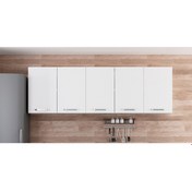 Resim Minar 225 Cm Mutfak Dolabı Beyaz 225-B2-Üst Modül 