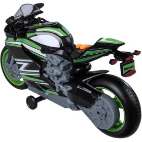 Resim Teamsterz Street Moverz Sesli ve Işıklı Motorsiklet - Yeşil 