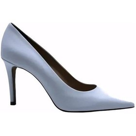 Resim Poletto Hakiki Deri Beyaz Ayakkabı Stiletto 4924 02-640 Beyaz 