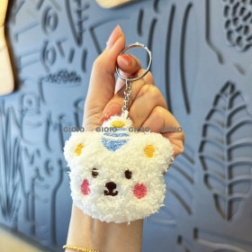 Resim Silver1 Diy Hediye Sevimli Biblolar Yaratıcı Kadın Hediye Öğrenciler Kolye Peluş Anahtarlık Kitap Çantası Kolye (Yurt Dışından) 