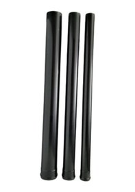 Resim 100 Cm Uzunluk Elektrikli Tam Otomatik Pelet Sobalara Uygun Pelet Soba Baca Borusu (Çapı 80 mm) 