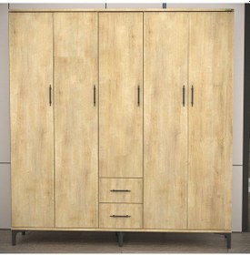 Resim Garaj Home Yaren 5 Kapaklı Dolap - Meşe 