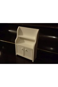 Resim Dollhouse Mutfak Dresser / Dolap Plastik Aparat 