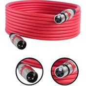 Resim Midex MXL-10M-RD XLR TO XLR 10 MT Mikrofon Kablosu 