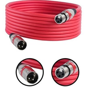 Resim Midex MXL-10M-RD XLR TO XLR 10 MT Mikrofon Kablosu 