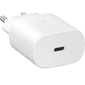 Resim Samsung Galaxy SM-F711 Flip 3 EP-TA800 Beyaz 25W Type-C Fast Şarj Adaptörü 