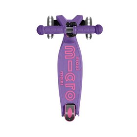 Resim Micro Maxi Micro Deluxe Led Foldable Purple Unisex Çocuk Mor Scooter 