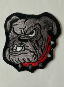 Resim StüdyoÜmitTişört Buldog Köpek Patch-peç,arma Ve Kot Yaması 