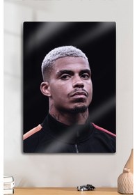 Resim Metal Baskı - Mario Lemina, Sarı Kırmızı, Lems Jr. Dekoratif Tablo 