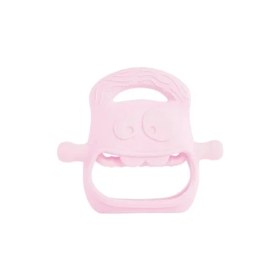 Resim Uslucan Alışveriş Pembe Bebek Silikon Diş Kaşıyıcı 