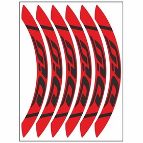 Resim Kırmızı Geniş Honda Dio Uyumlu Jant Şeridi 