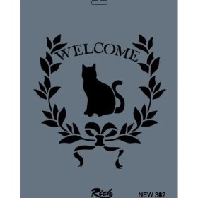 Resim Belle Fusion Mey Ithalat® Rich New Seri N-382 Stencil 35X25 cm 