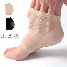 Resim 2 Adet Jel Topuk Koruyucu ve Yastık Ped - Günlük Kullanım İçin Rahat Ayak Bakımı Çorapları 