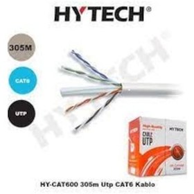 Resim Hytech Hy-Cat600 305M Gri Utp Cat6 Kablo 