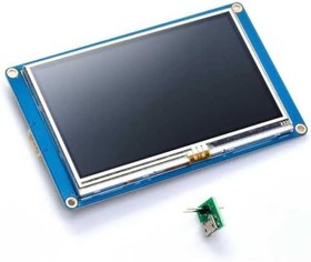 Resim NEXTION 4.3 Inch HMI Akıllı Dokunmatik TFT Lcd Ekran - 16 MB Dahili Hafıza 