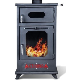 Resim Etinova Eti-b3 Fırınlı Şömine Tipi Pelet Soba 