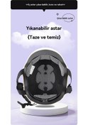 Resim Flybuy Kadınlar İçin 3c Sertifikaleti Açık Pembe Lyon Kask - Yaz Sezonu İçin Abs Malzemeli Yarım Kask Açık Pembe 