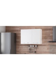 Resim Minar 100 Cm Mutfak Dolabı Beyaz 100-B1-Üst Modül Beyaz 