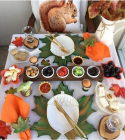 Resim Çınar Peçete Halkası & Peçete Yüzüğü 2'li 