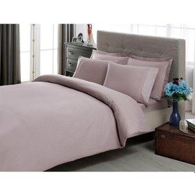 Resim Taç Premium Basic Lila Stripe King Nevresim Takımı (553831468) Lila 