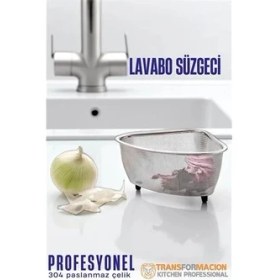 Resim SHC4200 Mey Ithalat® Lavabo Süzgeci -Lavabo Çöplüğü - Lavabo Içi Süzgeci 304 Paslanmaz Çelik 