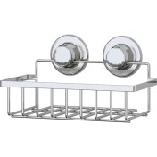 Resim Tekno-tel Vakumlu Tek Katlı Banyo Rafı Krom DM241 