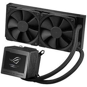 Resim ASUS ROG RYUJIN III 240 OLED 3.5 LCD AURA SYNC RGB 3X NOCTUA IPPC 2000 PWM 120MM FAN SIVI CPU SOĞUTUCUSU 