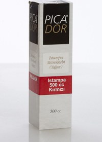 Resim PİCADOR ISTAMPA MÜREKKEBİ 500ML KIRMIZI 