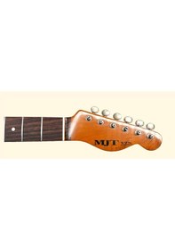 Resim Mjt Vts Eskitilmiş Vintage Amber Renk Gitar Sapı 