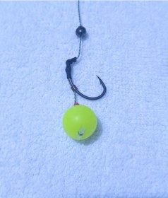 Resim 5 Adet Küspe Telli Sazan Rig Takımı -14 Mm Fosforlu Pop Up' 