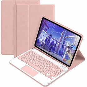 Resim Microcase Honor Pad 10 12.1 İnch Tablet İçin Bluetooth Touchpad Klavye + Standlı Kılıf - Bkk5 