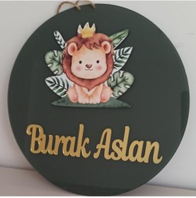 Resim Kişiye Özel İsimli, Çocuk, Bebek, Hastane Odası Pleksi Kapı Süsü 