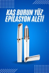 Resim Kanonik Education Tüy Kıl Alma Kaş Bıyık Unisex Yüz Bakım Epilasyon Aleti Pilli 
