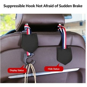 Resim Lemestar 360 Derece Dönebilen Deri Koltuk Askısı - Pratik Ve Şık 