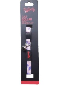 Resim Tailpetz Cat Color Easy & Safety Lock Lavender Ayarlanır Kedi Boyun Tasması 