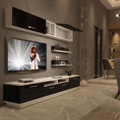 Resim Decoraktiv Trendstyle 5220 Slm Tv Ünitesi Tv Sehpası - Beyaz - Siyah 