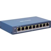 Resim Hıkvısıon DS-3E1309P-EI 8 Port 10/100 8 Port Poe 1 Port Uplınk 123W Fast Ethernet Swıtch 