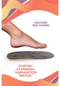 Resim Mag Shoes Care Masaj Etkili Deri Yumuşak Ortopedik Ayakkabı Tabanlığı 