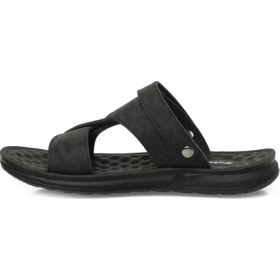 Resim Polaris 410014.M6FX Siyah Erkek Sandalet 