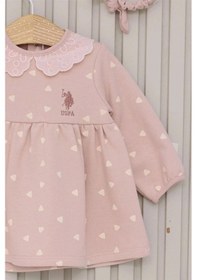 Resim U.S. Polo Assn. Us Polo Kız Bebek 2lı Takım - Toz Pembe Toz Pembe 