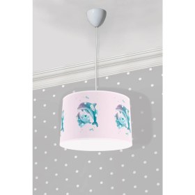 Resim Bebişim Halı Sevimli Yunus Balıkları Çocuk Odası Sarkıt Avize 