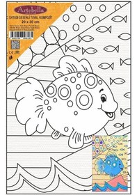 Resim Dkt058 Desenli Tuval Kompozit Boyama 20x30 Cm Diğer 